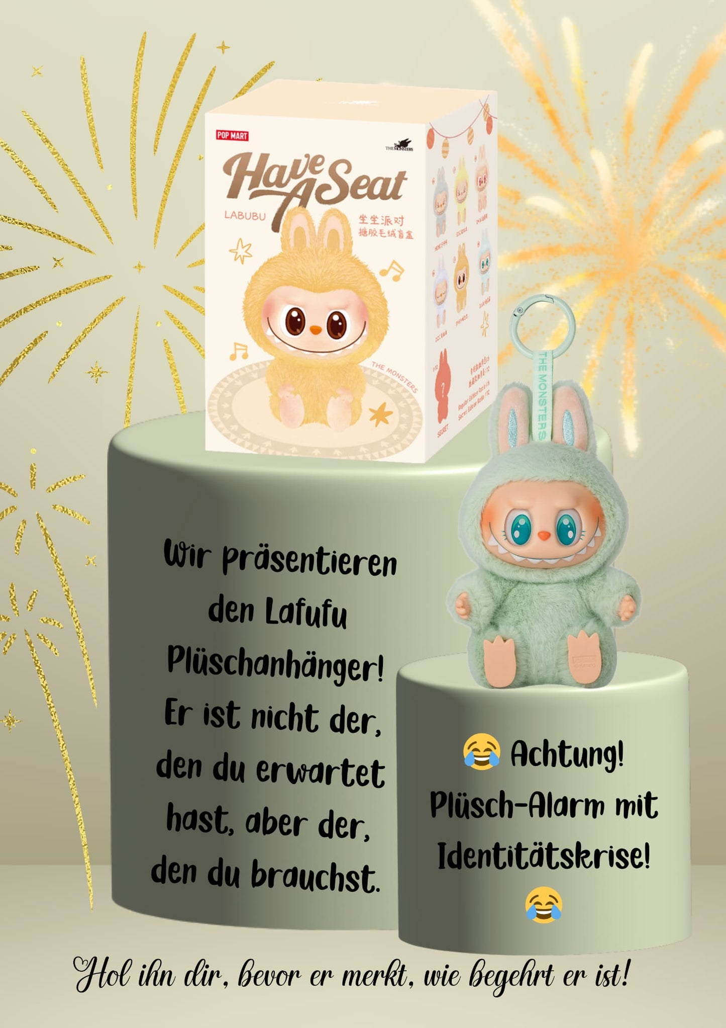 Kuschel Monster Anhänger