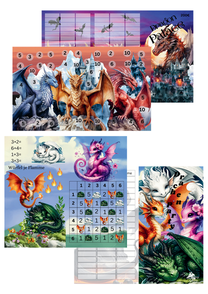 Drachen Set